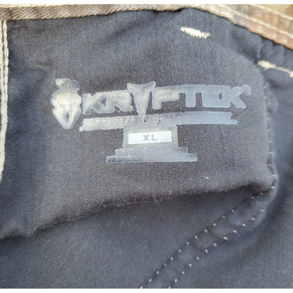 Kryptek Highlander Camo Double Knee Hunting Pants Mens Size XL‎ (Measures 40x32)